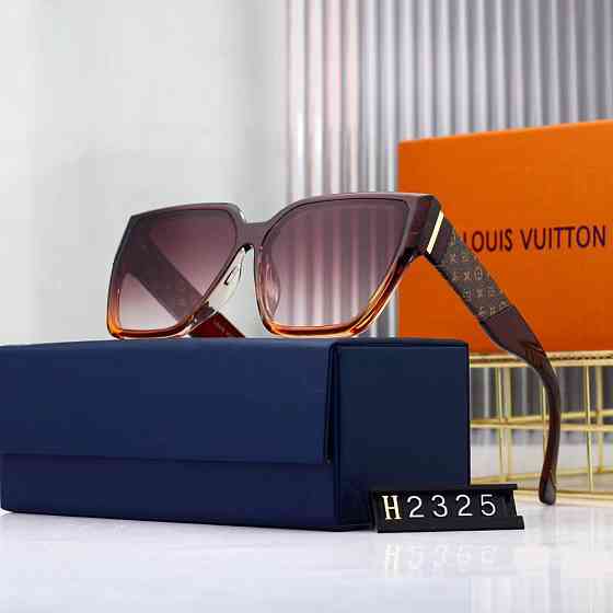 Женские солнцезащитные очки LV (1324) brown Киев