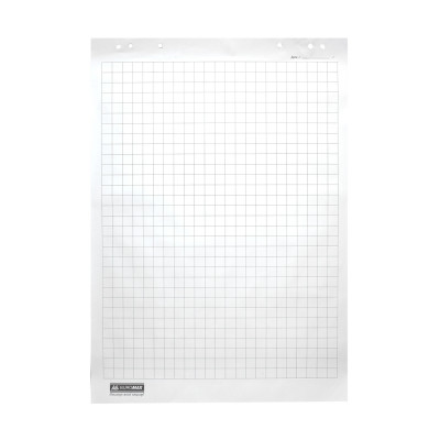 Папір для фліпчарта Buromax в клітку 64х90 см 10 аркушів (BM.2295) Вінниця - фото 1