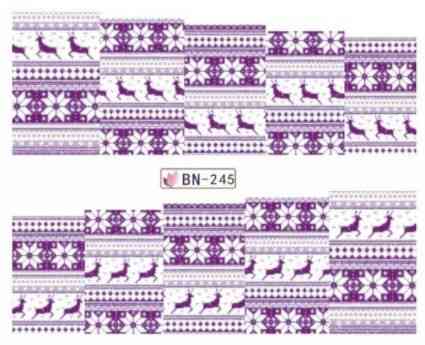 Наклейки на ногти новогодние фиолетовые, размер стикера 6*5см, инструкция по применению есть в описании товара Киев