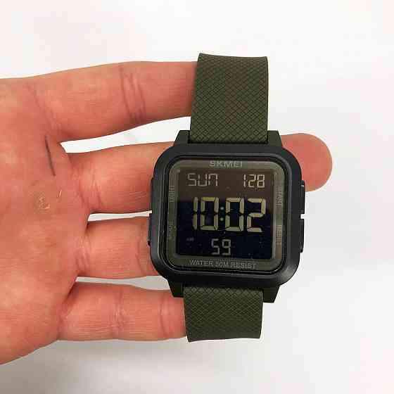 Годинники наручні електронні тактичні SKMEI 1894AGBK, Годинник CG-393 армійський оригінал Київ