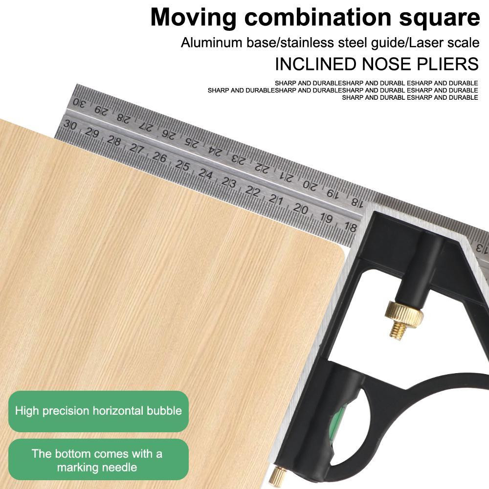 Угломер 3в1 с транспортиром и уровнем, 300мм Киев - изображение 6
