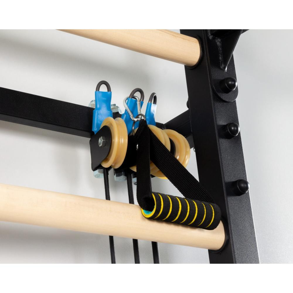 Шведская стенка с эспандерами спортивная для детей и взрослых усиленная металлическая для семьи в квартиру Кам'янське - фото 6