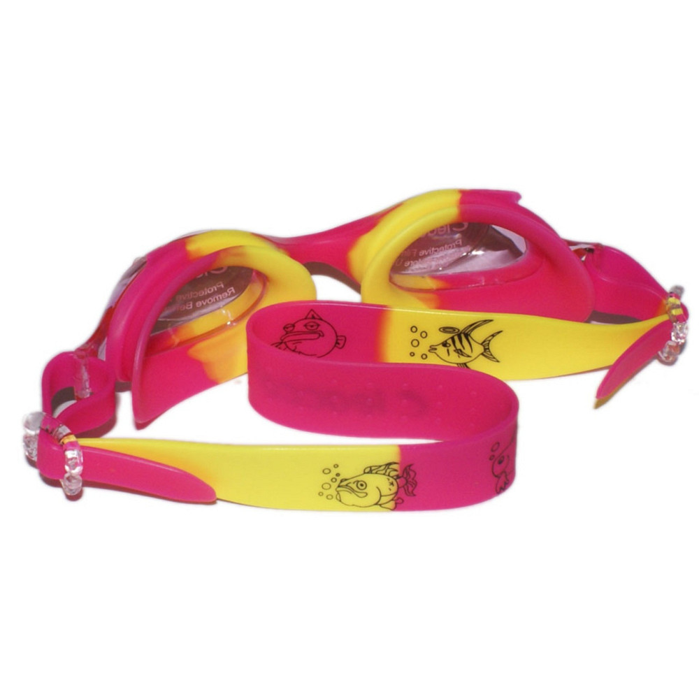 Окуляри для плавання дитячі LEACCO SG700 Вишневе - фото 4