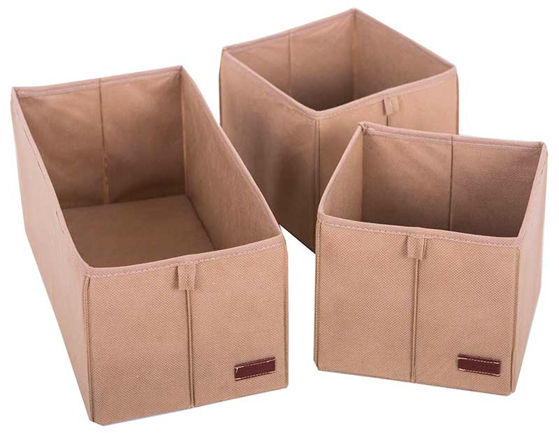 Текстильные коробки для дома KHY-beige (Бежевый) Сумы - изображение 1