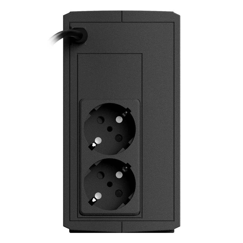 ДБЖ NJOY Keen 600 (UPLI-LI060KE-CG01B) Lin.int., AVR, 2x євро, пластик Чорний Харьков - изображение 4