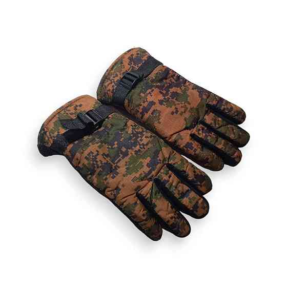 Тактичні рукавички зимові. Рукавички для полювання, риболовлі, туризму. Камуфляжні рукавички Харків