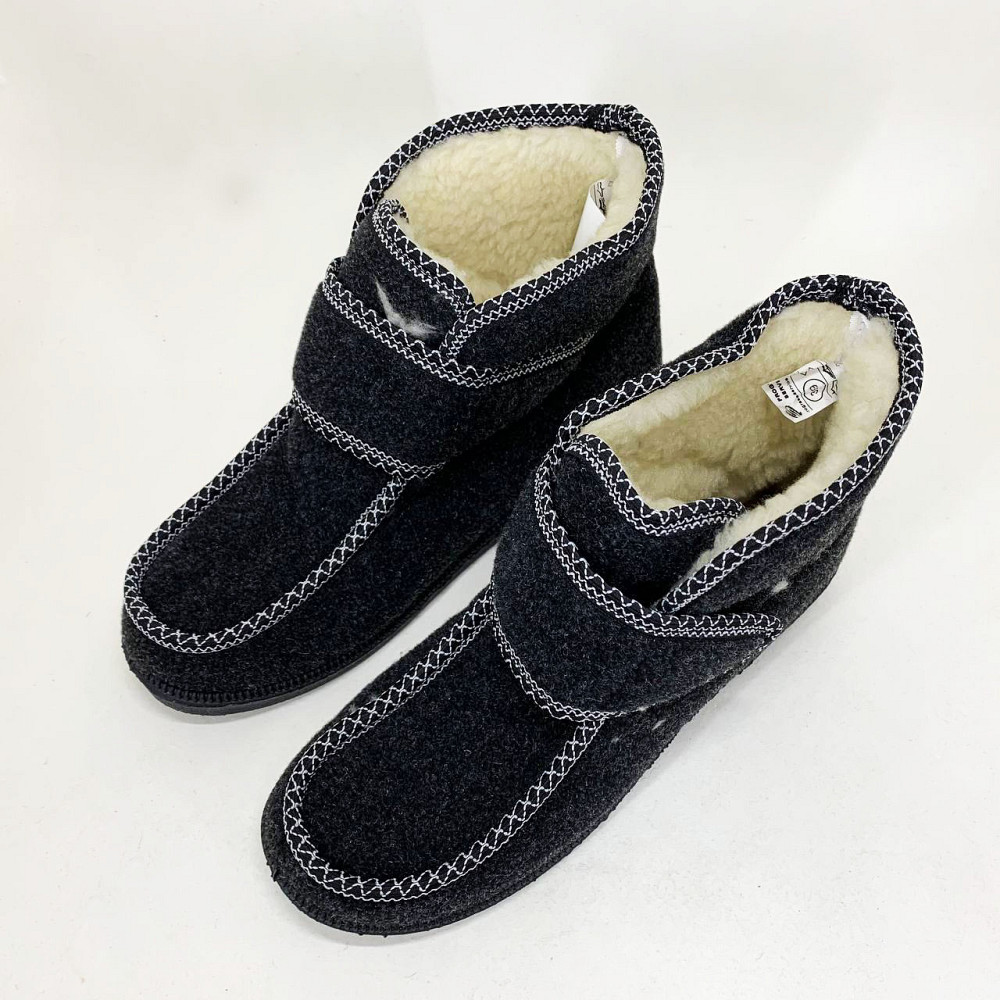 Валянки шиті, Бурки жіночі хутряні, Калоші зимові, Калоші жіночі черевики з нейлону PH-34 Львів - фото 16