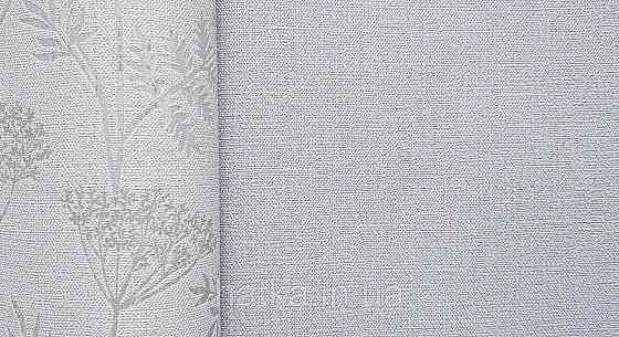 Шпалери вінілові на флізеліні Marburg Memoria 1.06х10 однотонні структурні під тканину льон сірі Київ