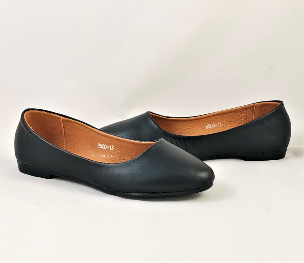 Женские Балетки Черные Мокасины Туфли (размеры: 36,37,38,39,40) - 00-13 Днепр - изображение 2