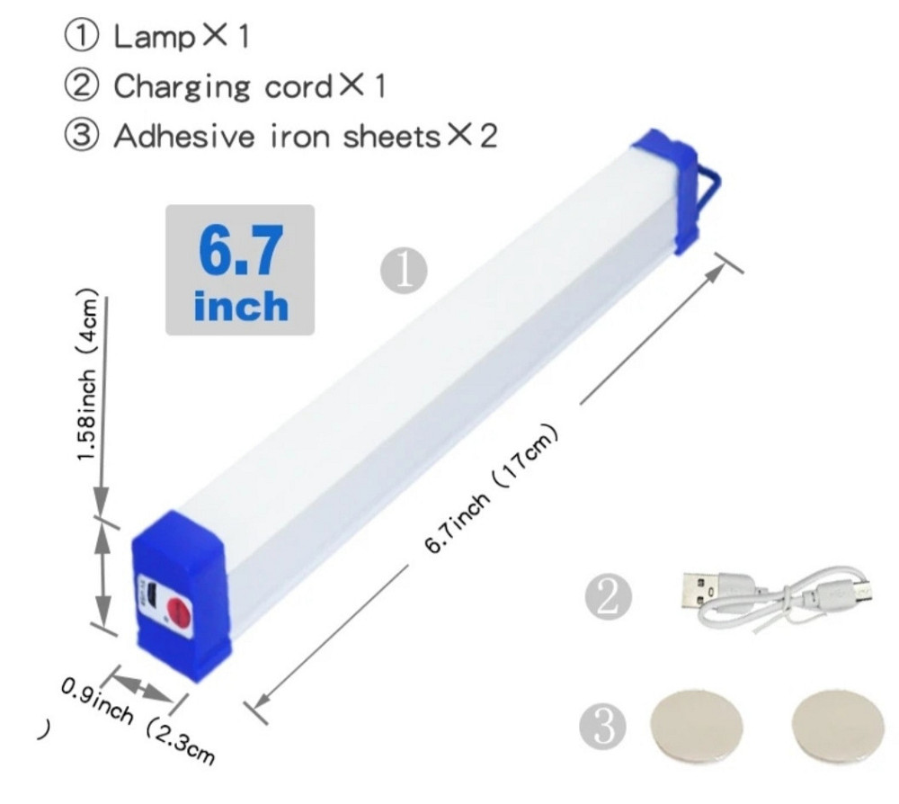 Акумуляторна LED лампа 15 см Сміла - фото 3