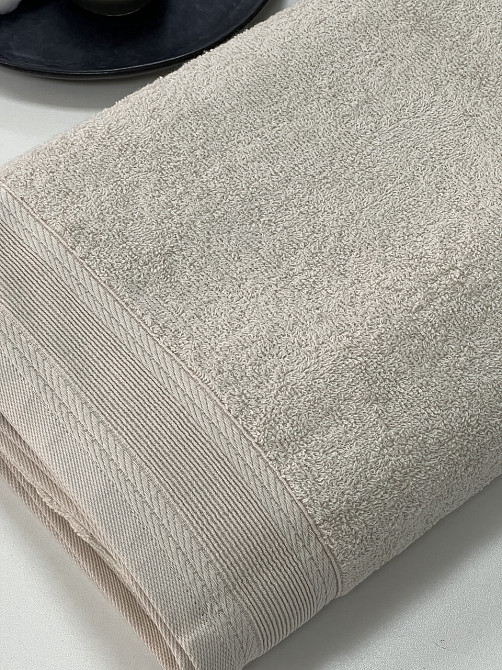 Полотенце махровое с Ideal Textile бордюром однотонное плотность 360 г/м2 100х150 см (56860720) Моло Черновцы - изображение 5