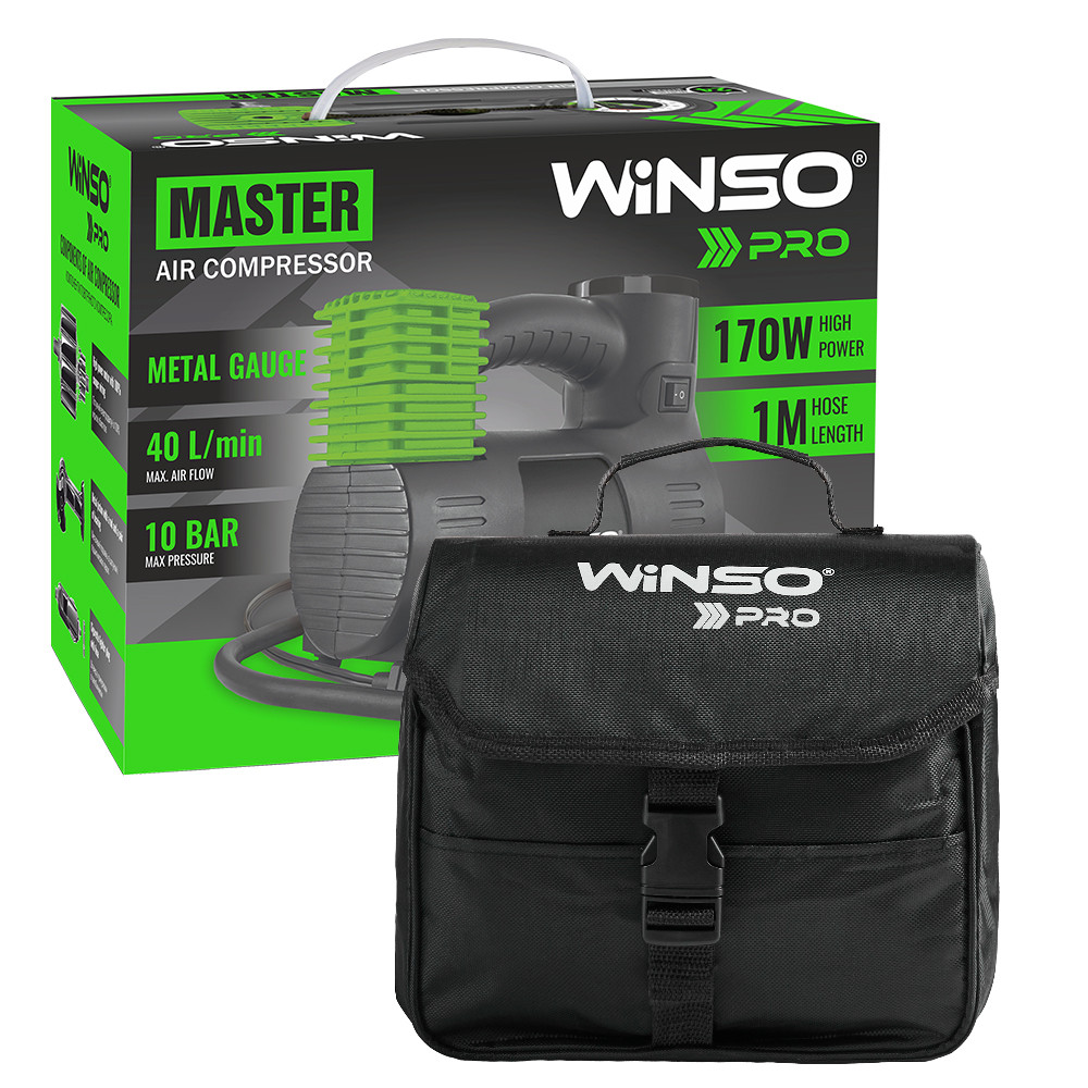 Компресор автомобільний Winso Pro Master 12В 10Атм 40л/хв Львів - фото 5