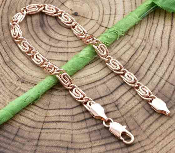 Браслет Xuping Грецький 41295, довжина 20см, ширина 5мм, позолота РО Київ