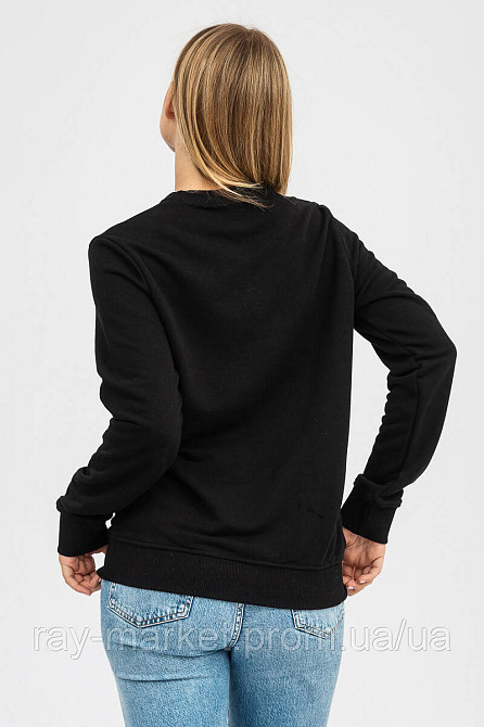 Свитшот базовый утепленный Ray Basic женский черный (U0301W-Black) 4XL Киев - изображение 4