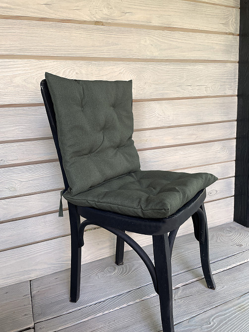 Подушка для стільців (38x38х5 см) Decorator Sawana колір хакі 84-036 Київ - фото 4