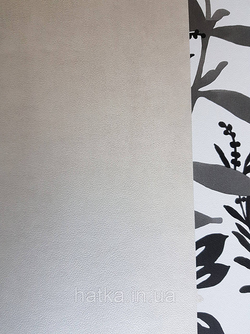 Обои флизелиновые экологически чистые Decoprint Good Vibes 0.53х10 детские однотонные бело молочные с серебром Киев - изображение 1