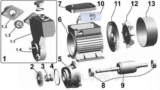 Насос вихревой Optima TPS60 N 0,37кВт  с эжектором Черновцы