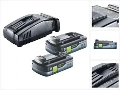 Zestaw akumulatorów Festool 2x BP 18 Li 4,0 Ah HPC-ASI V HighPower ( 205034 ) + szybka ładowarka SCA 16 10,8 - 576953 Киев