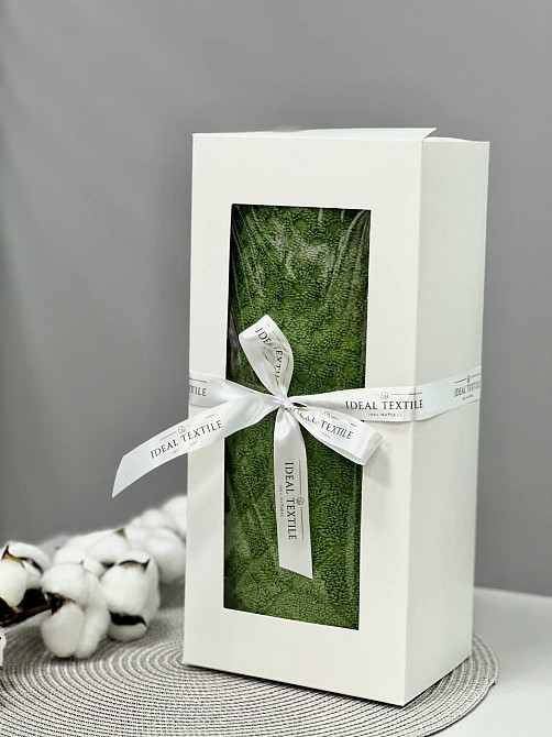 Махровий рушник Ideal Textile Клітинка 70х140 см (56860970) Чернівці - фото 5