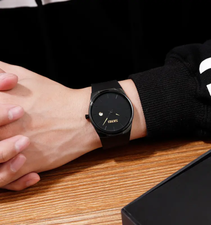 Наручний кварцовий годинник Skmei 1509 Чорний Київ