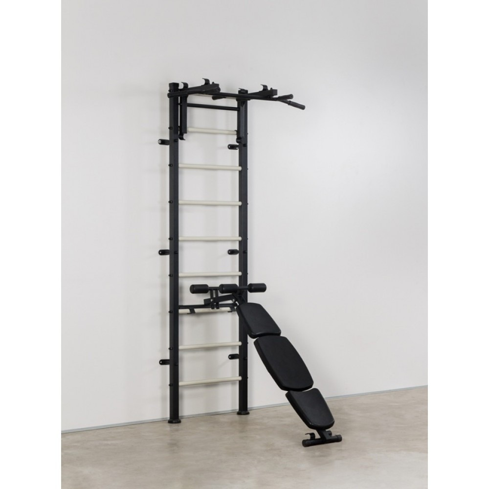 Шведская стенка спортивная Atlant Pro Black для детей и взрослых усиленная металлическая для всей семьи Каменское - изображение 4