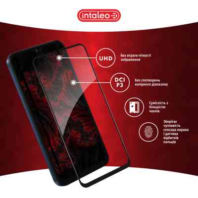 Стекло защитное Intaleo Full Glue Samsung M15 Black (1283126591679) Винница