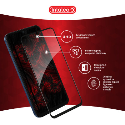 Стекло защитное Intaleo Full Glue Samsung M15 Black (1283126591679) Винница - изображение 4