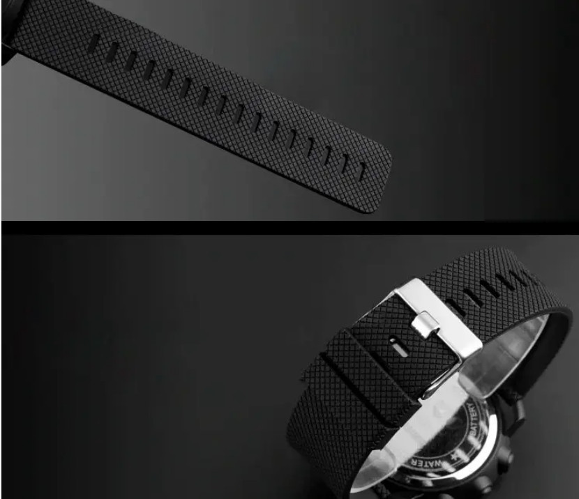 Чоловічий спортивний годинник Skmei 1213 dekker чорний із синім Київ - фото 6