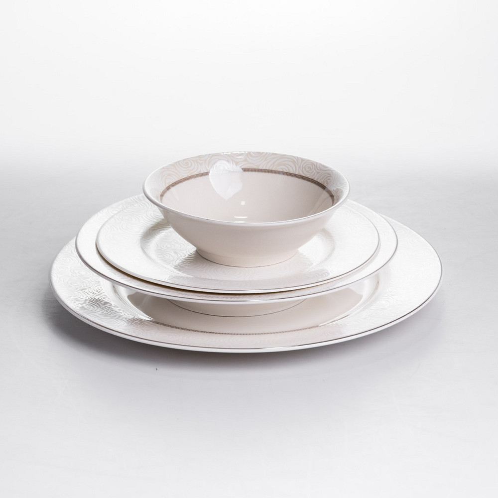 Столовий сервіз на 6 персон 24 предмети порцеляновий HP-HK-A13 Коломия - фото 5