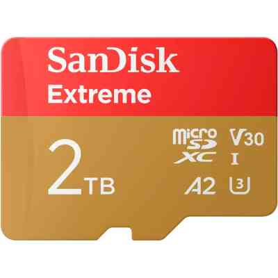 Карта памяти SanDisk 2TB microSDXC class 10 UHS-I U3 V30 A2 Extreme (SDSQXAV-2T00-GN6MA) Винница