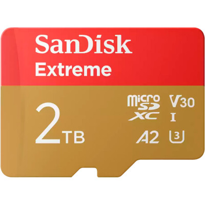 Карта памяти SanDisk 2TB microSDXC class 10 UHS-I U3 V30 A2 Extreme (SDSQXAV-2T00-GN6MA) Винница - изображение 1
