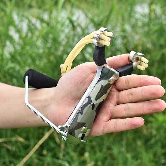 Компактна рогатка для спорту та риболовлі, колір хаки Київ