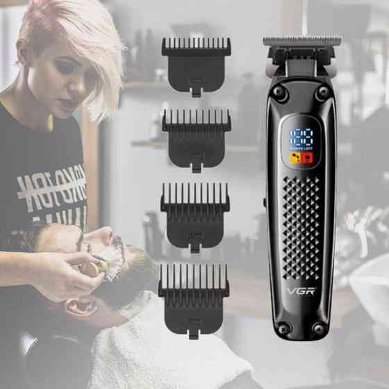 Машинка для стрижки волосся з акумулятором VGR V-972, Акумуляторний універсальний тример для стрижки PI-14 Івано-Франківськ