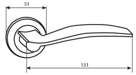 RDA Ручка Ice пол латунь R ф/з Київ
