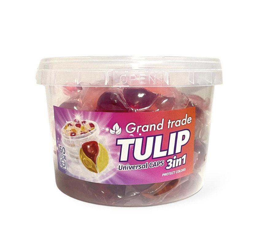 Гелеві капсули для прання 3in1 TULIP 50 шт Виноградов - изображение 1