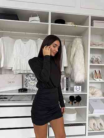 Жіноча стильна святкова міні-сукня з мікродайвінгу Одеса