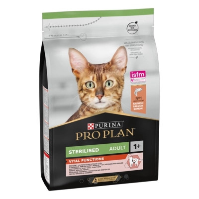 Сухой корм для кошек Purina Pro Plan Sterilised с лососем 400 г (7613036544832) Винница - изображение 2