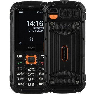 Мобільний телефон 2E R240 2025 Black (694743657623) Вінниця - фото 1