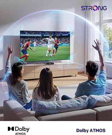 ТВ-приставка STRONG LEAP S3 4K UHD Google TV 2GB/16GB Chromecast Ethernet Wi‑Fi HDR10+ Dolby Vision Dolby Киев