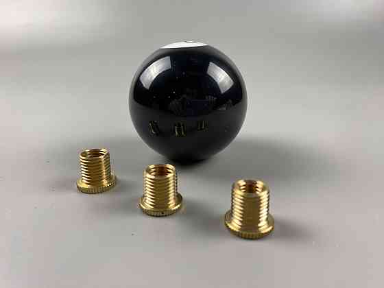 Наконечник на ручку кп набалдашник, насадка на важіль перемикання передач кп 52 мм зі штуцерами чорний Мукачево