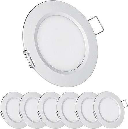Acegoo DC 12 V Встроенные светодиодные ультраплоские точечные светильники под проем 57-64 мм 2.5 Вт  Днепр - изображение 1