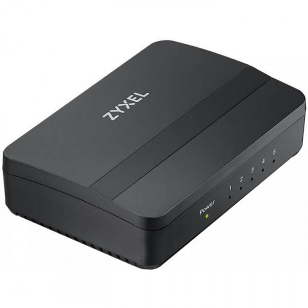 Комутатор Zyxel GS-105S v2, 5 портів 1000 Мбіт/с, настільний, пластиковий корпус (GS-105SV2-EU0101F) Киев - изображение 3