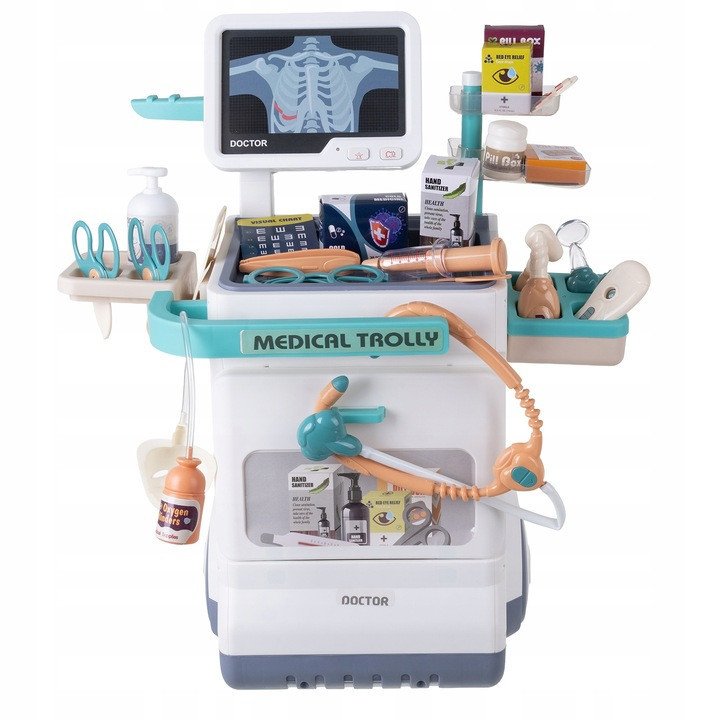 Дитячий набір лікаря візок з аксесуарами 26 елементів Iso Trade (26544) Нововолинськ - фото 2
