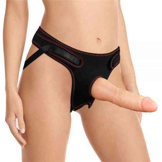Труси для страпону чорні Easy Strapon Set 7.5 Sex Aura Київ