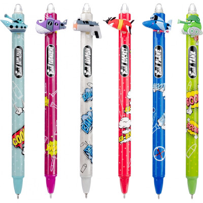 Ручка шариковая Yes Comic machines автоматическая 0,7 мм синяя (412004) Винница - изображение 2