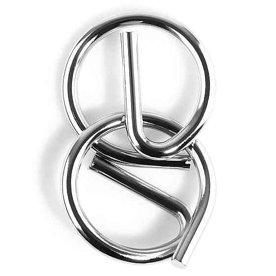 Металеві головоломки Монтессорі RESTEQ — набір з 9 штук у коробці для розвитку логіки, моторики та концентрації уваги у дітей та Київ