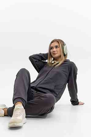 Універсальний спортивний костюм графіт чоловічий та жіночий весна осінь двонитка турецький трикотаж Львів