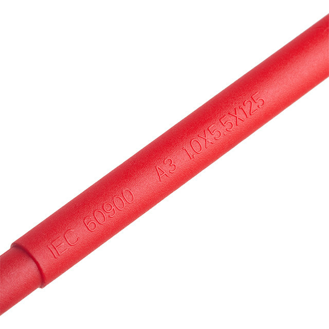 Отвертка шлицевая изолированная, SL1,0×5,50 мм, 1000 В, 125 мм INTERTOOL VT-3206 Киев - изображение 3