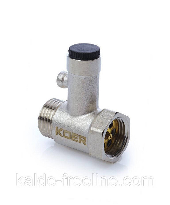 Запобіжний клапан "Koer" 1/2" для бойлера 6 бар KR.1039 Харків - фото 1