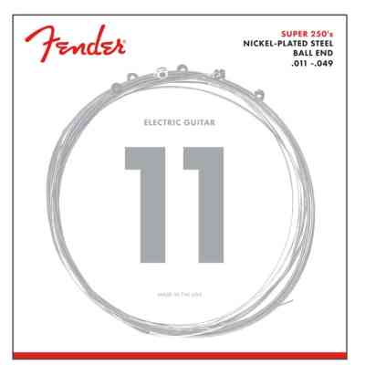 Струни для гітари Fender Super 250 Nickel-Plated Steel (11-49) (301342) Вінниця